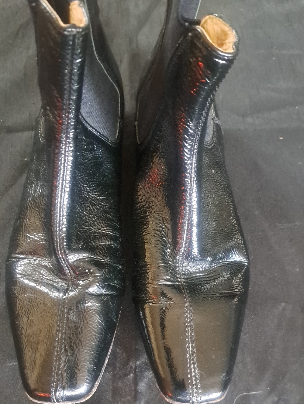Michael Kors Ladies chuck Black Patent Boots Stylish comfort & Designer look